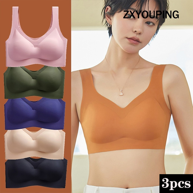 3PCS Sexy Sports Bra Seamless  - огляд і ціна Full Coverage Bra