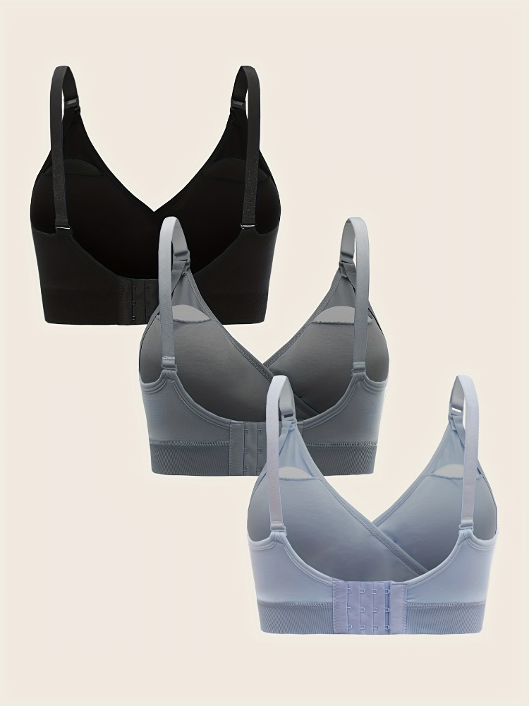 3 PCS Set Breathable Front Ope - огляд і ціна Wirefree Bra Comfort