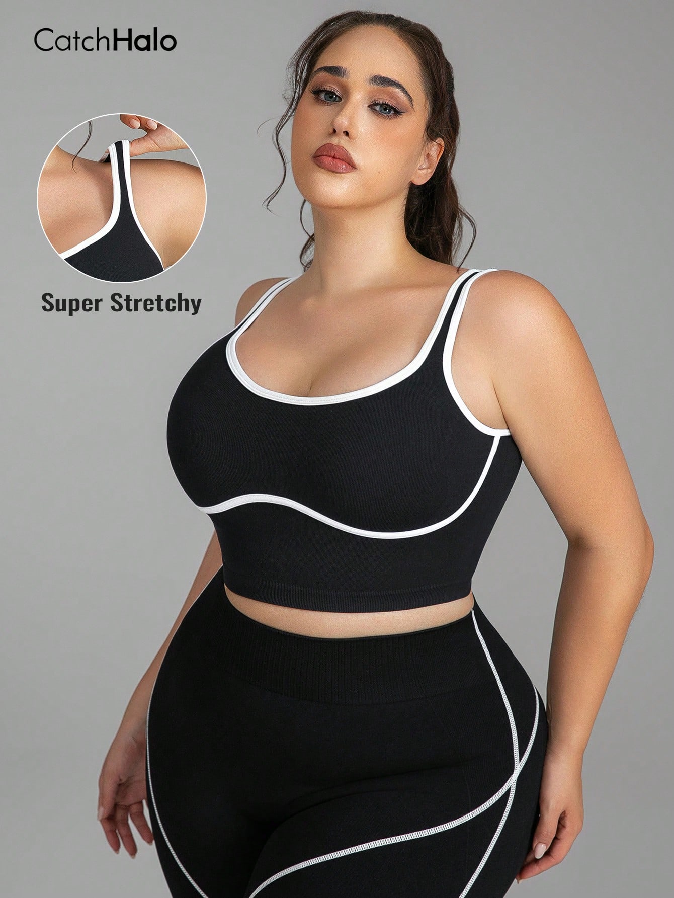 Women Plus Size Seamless Brale - огляд і ціна Sports Bra Racerback